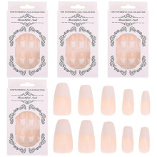 96pcs False Nail Fake Nails Tips French Style False Nails Manicure Nails Tips