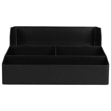 Worgeous Milk Tea Shop Storage Box 35.50x26.50x18.00cm Black