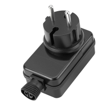 12 V / 1 A LED-virtalähde, pistokevalojen vaihto, EU-pistoke