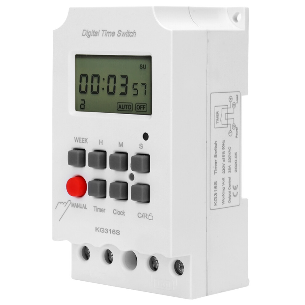 Digital Time Switch LCD MicroComputer Timer Second