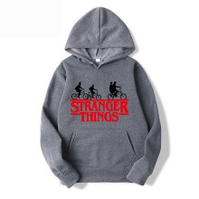 Men's Stranger Thing Print Pullover Hoodie Sweatshirt