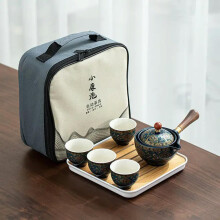 Gongfu Tea Set Ceramic Tea Cup for Puer 360 Rotation Infuser Porcelain with Exquisite Floral Design