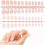 192 False Nails Short Capsules, French Nail Capsule False Nails Full Coverage, - Nude 1