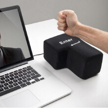 Weicher Schwamm USB Enter-Tastenkissen für Büro-Stressabbau und Entspannung