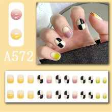 Nail Pieces Press On /box Nails Tips Art False Nail Plate False Nail Full Cover Fake Nails