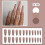 24pcs Length False Nails Long French False Nails False Tips Artificial Finger Manicure 1
