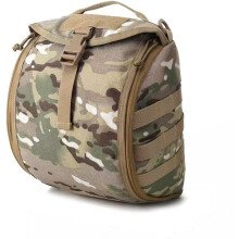 Tactical Helmet Bag Pack Military Molle Storage Bag for Sports Hunting Shooting Airsoft Paintball Helmets 11x9x6 Inches
