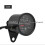 60mm Black Motorcycle Odometer Speedometer Gauge 5