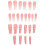 24Pcs Press on Nails Fake Nail Tips Manicure False Nail Ballet False Nail Tips 1