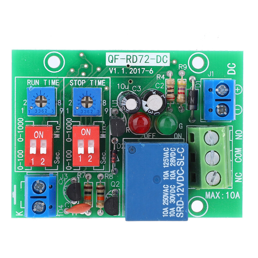 RD72-DC-12V Infinite Cycle ON OFF Relay Module