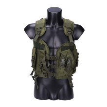 Tactical Vest Camouflage Military Combat Vest for Men with Water Bag Outdoor Sports Hunting Airsoft Size Einheitsgröße Green