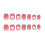 Translucent Pink False Nails Attractive Reusable False Nails 5
