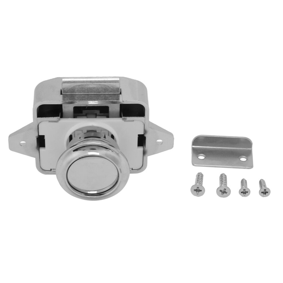 3pcs Car Boat Push Button Locks Cabinet Drawer