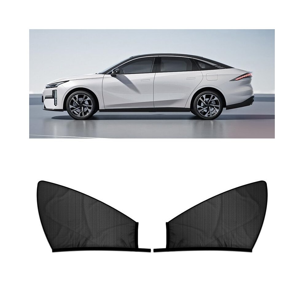 Sun Protection Car Window Visor Net For Mazda 6 Atenza 2005-2025, Breathable Uv Protection, Anti-Mosquito, Stretchable, 2 Front 6447073322457