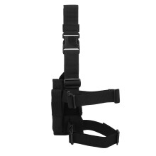 Outdoor Mehrzweck Holster Beintasche 600D Polyester Schwarz Tragbarer Stauraum