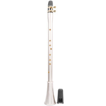 Mini Clarinet Eb ABS Compact Musical Instrument Golden for Beginners