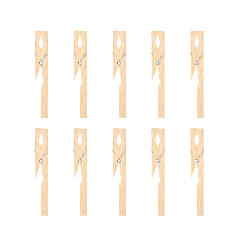 Bamboo Wooden Test Tube Holder Clamp Clip for