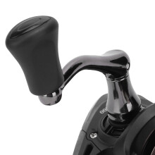Kompaktes Metall-Seeangelruten-Set für Spinning- und Ruderboot-Angeln, Schwarz