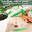 Mini Seeder Seed Seeder Tools, Hand Seedling Spreader and Broom Set, Small Spreader Handheld Seeder 4