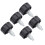 5pcs Fitness Pop Pull Pin M16 Exercise Machine Replacement Knob Black/Silver 1