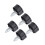5pcs Fitness Pop Pull Pin M16 Exercise Machine Replacement Knob Black/Silver 10