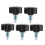 5pcs Fitness Pop Pull Pin M16 Exercise Machine Replacement Knob Black/Silver 2