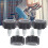 5pcs Fitness Pop Pull Pin M16 Exercise Machine Replacement Knob Black/Silver 16