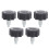 5pcs Fitness Pop Pull Pin M16 Exercise Machine Replacement Knob Black/Silver 15
