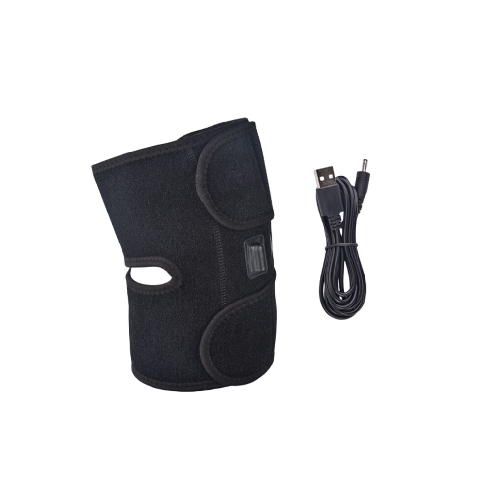 Knee Pad Heating Brace Support Band Cold Arthritis Injury USB Charging