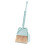 (blue) Easy To And Sturdy Broom With Dustpan For Convenient Placement Satisfy 1