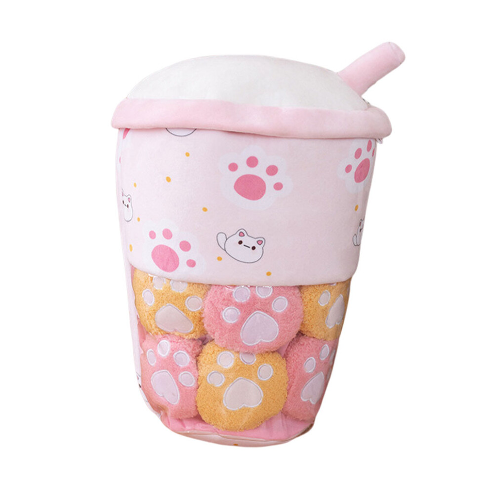 (30x40cm041kgcat claws) Boba Tea Plush Pillow Cushion Stuffed Cup Toy Doll For Child Gift-image-OPC-PK9GJZK-NEW