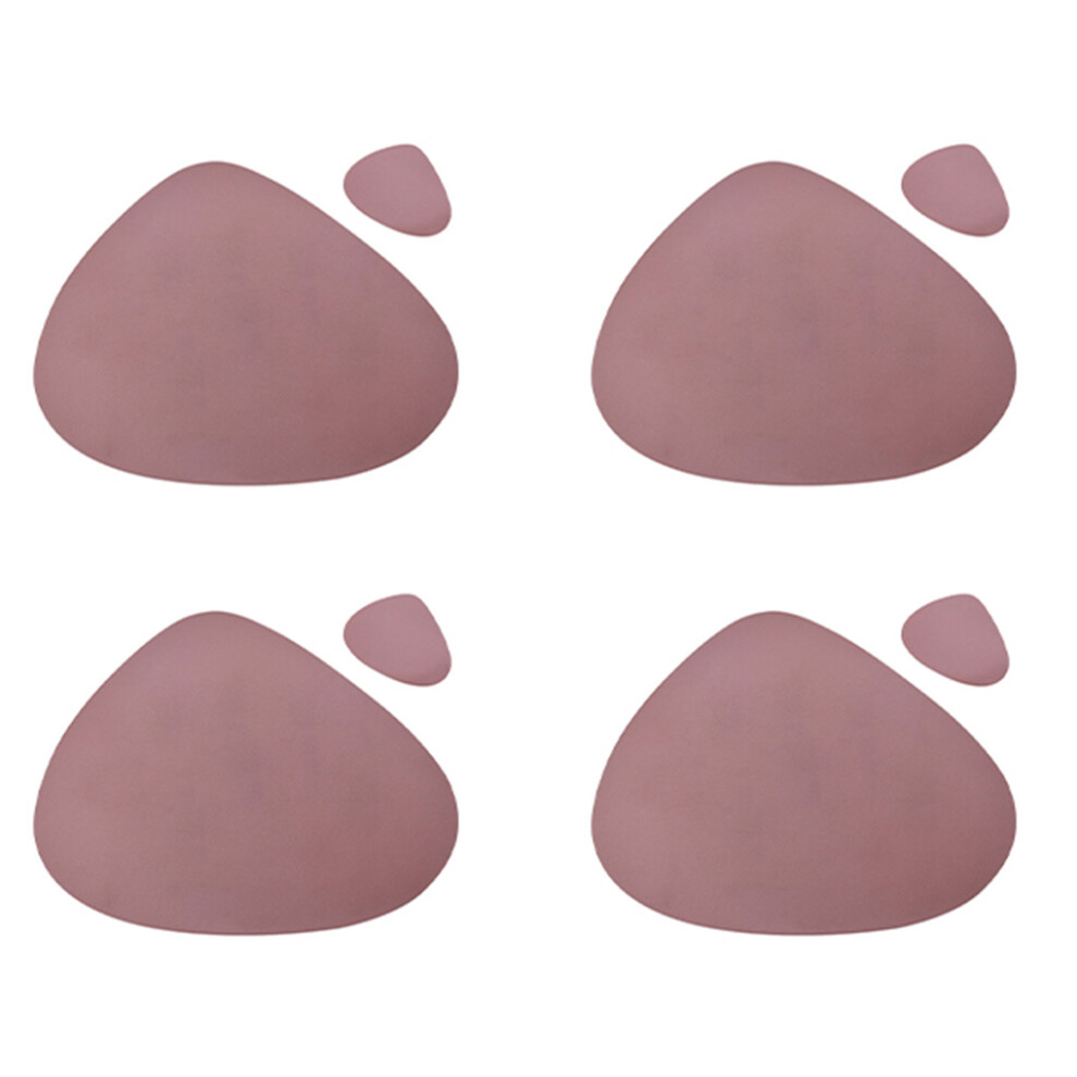 (Brown, 45cmx37cm) PU Placemat Leather Place Mats Set Coaster Cup Mat for Kitchen Dining-image-OPC-PK9GKD7-NEW