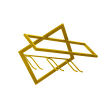 (Gold, Type A) Steel Wall Mount Wine Rack Bottle Storage Towel Holder Shelf Kitchen
