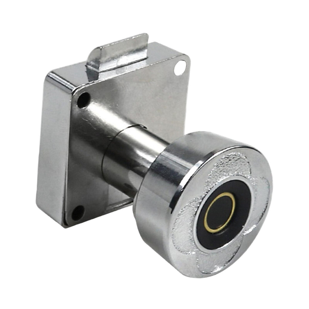 (Silver, 22mm) Stylish Touchscreen Fingerprint Keyless Smart Drawer Lock for Home-image-OPC-PK9GQCC-NEW