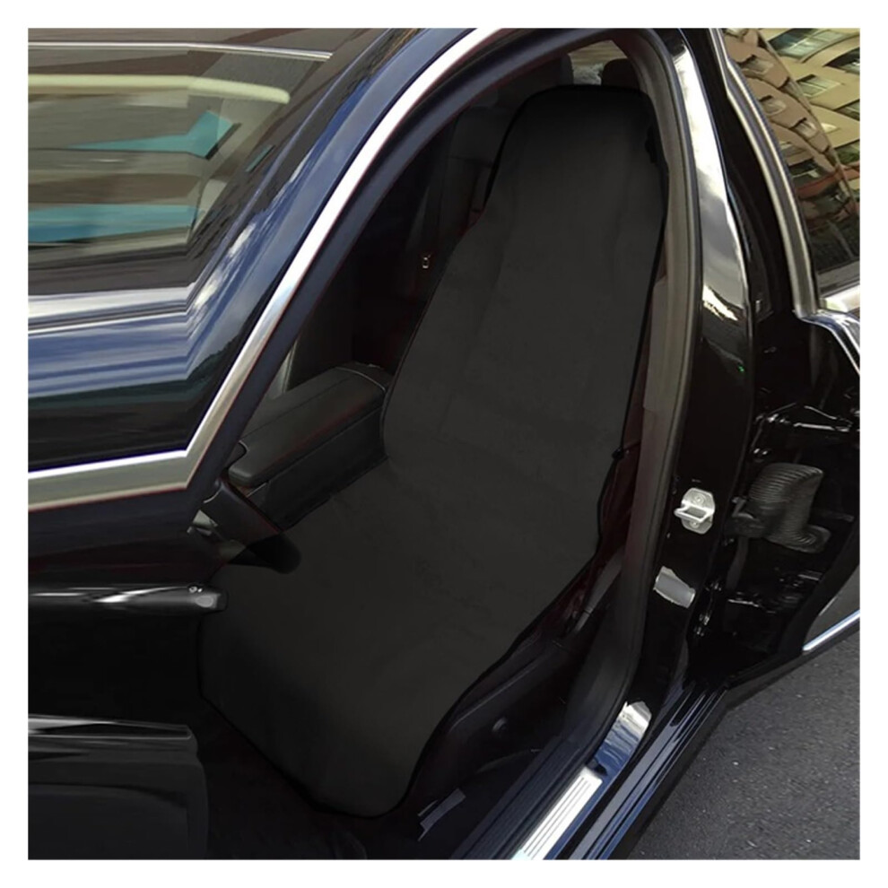Universal Car Seat Cover Towel - Washable Sweatproof Pet Seat Protector For All Seasons, Auto Seat Cushion Black 6447073323300