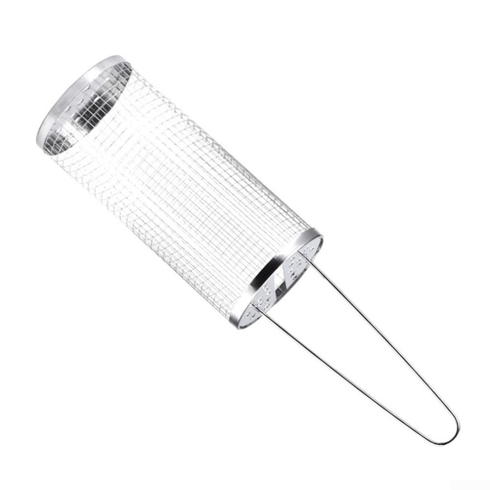 Grill Basket for Vegetables and Fish, Rustproof Stainless Steel, Non-Stick, Easy Clean Design, Large Size-image-OPC-PK9GS6Z-NEW