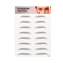 Langanhaltende Wasserdichte 3D Augenbrauenaufkleber Fake Tattoos für Frauen & Männer Make-up