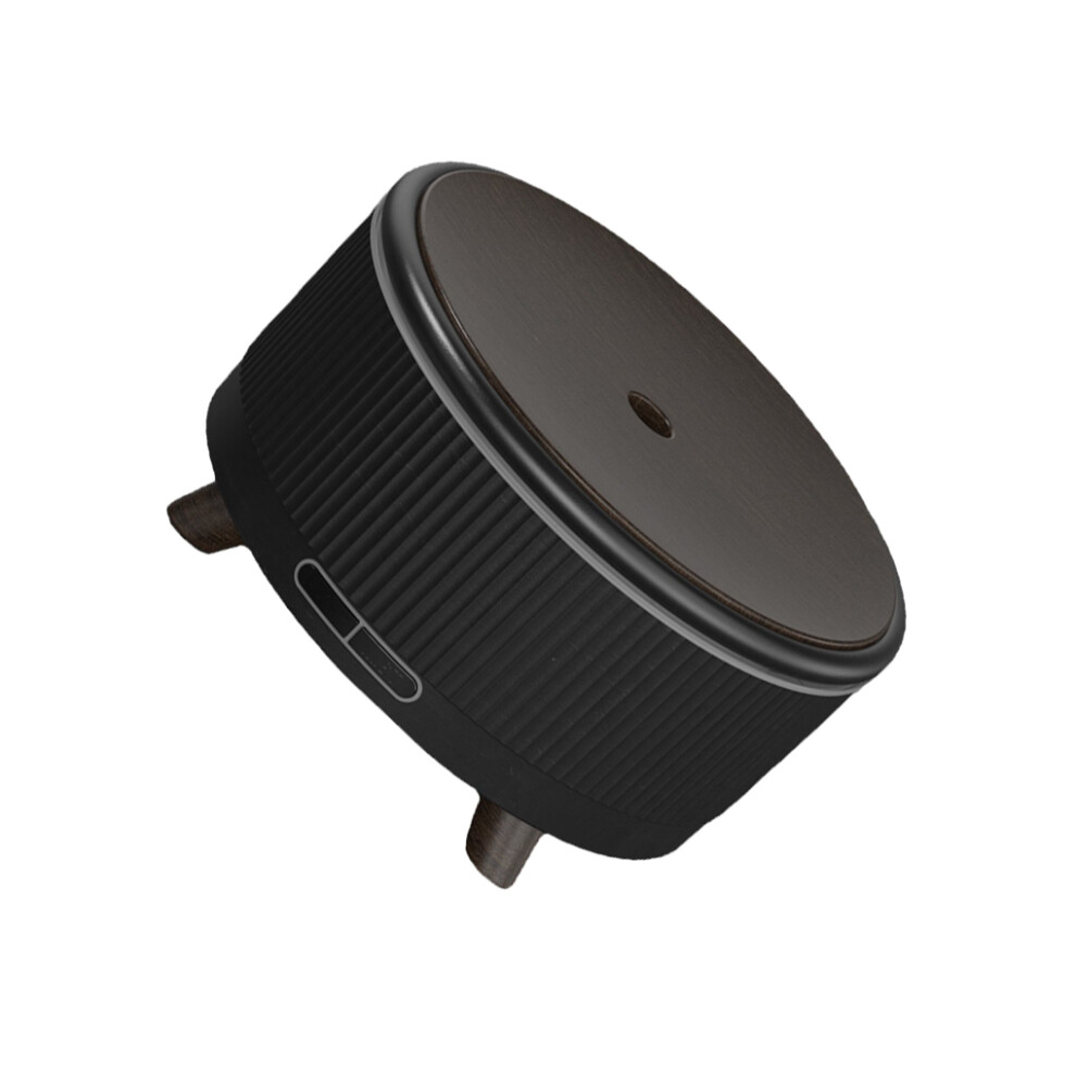 (Wood grain black, UK Plug) 500ml Ultrasonic Air Humidifier Diffuser Large Capacity Sprayer Home-image-OPC-PK9GSCG-NEW