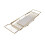 Metal Marble Bathtub Rack Anti Slip Space Saving 4
