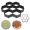 30cmx30cm Hexagon Manual Paving Cement Brick Concrete Pavement Mold Path Maker 7