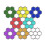 30cmx30cm Hexagon Manual Paving Cement Brick Concrete Pavement Mold Path Maker 16