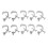 10PCS Stage Light Clamp 77lb Truss Clamp Aluminium 7