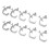 10PCS Stage Light Clamp 77lb Truss Clamp Aluminium 3