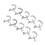 10PCS Stage Light Clamp 77lb Truss Clamp Aluminium 6