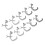 10PCS Stage Light Clamp 77lb Truss Clamp Aluminium 5