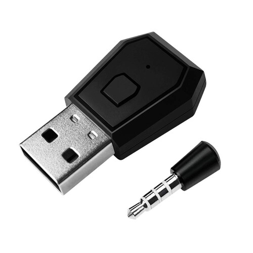 Bluetooth Adapter for USB Headset Controller Dongle Compatible with PS4 Xbox One PC Gaming Headsets
