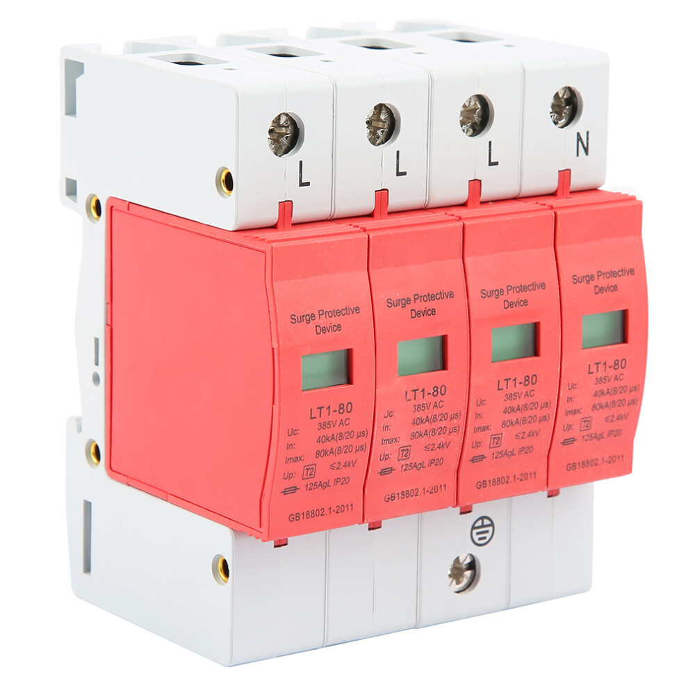 4P 40-80KA House Surge Protective Low voltage
