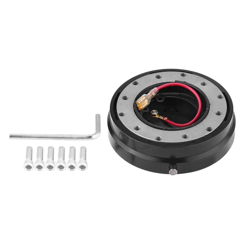 Universal Steering Wheel Quick Release Hub Adapter Black 8320539681290