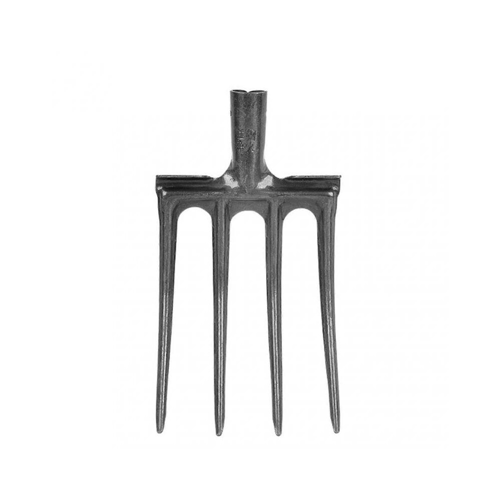 Digging Fork High Carbon Steel Strong Strength Corrosion Prevention Anti Breakage Garden Digging Spading Fork 4 Tine