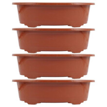 4pcs Thickened Bonsai Pots Welcome Pine Landscape Tree Planting Basin Planting Basins